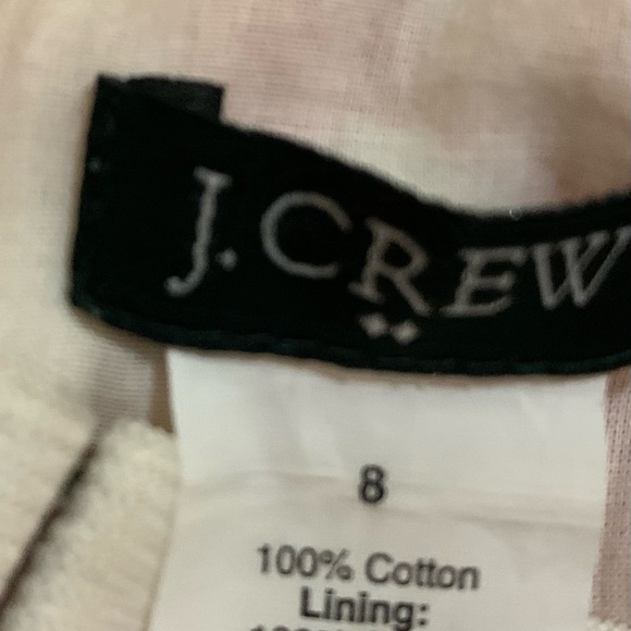 Vintage J Crew Strapless Coral and Cream Dress - Picture 12 of 14